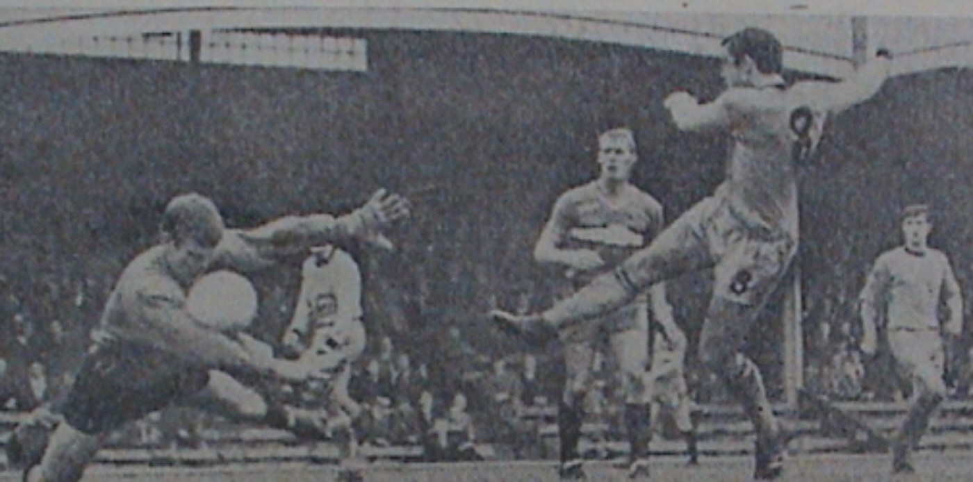 Ernie scores the winner againts Plymouth