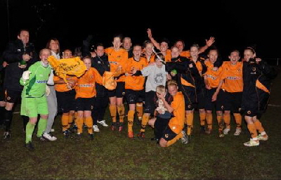 Wolves Women champions 12-04-12 Sam Bagnall pic